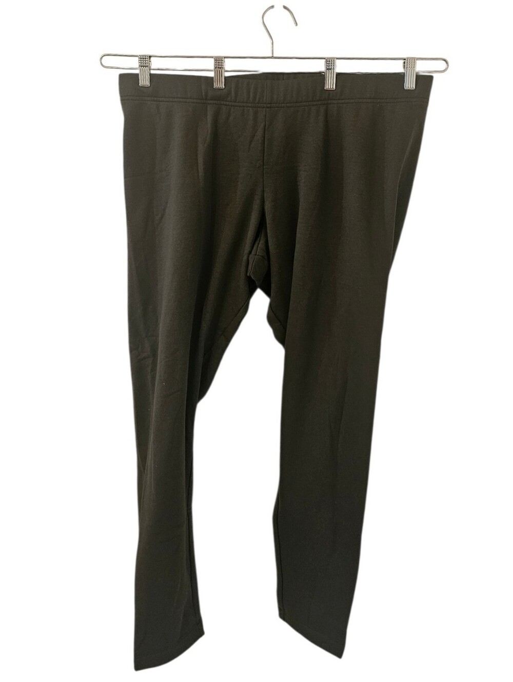 Green Old Navy Women's High-Waist Fleece-Lined Ankle Leggings